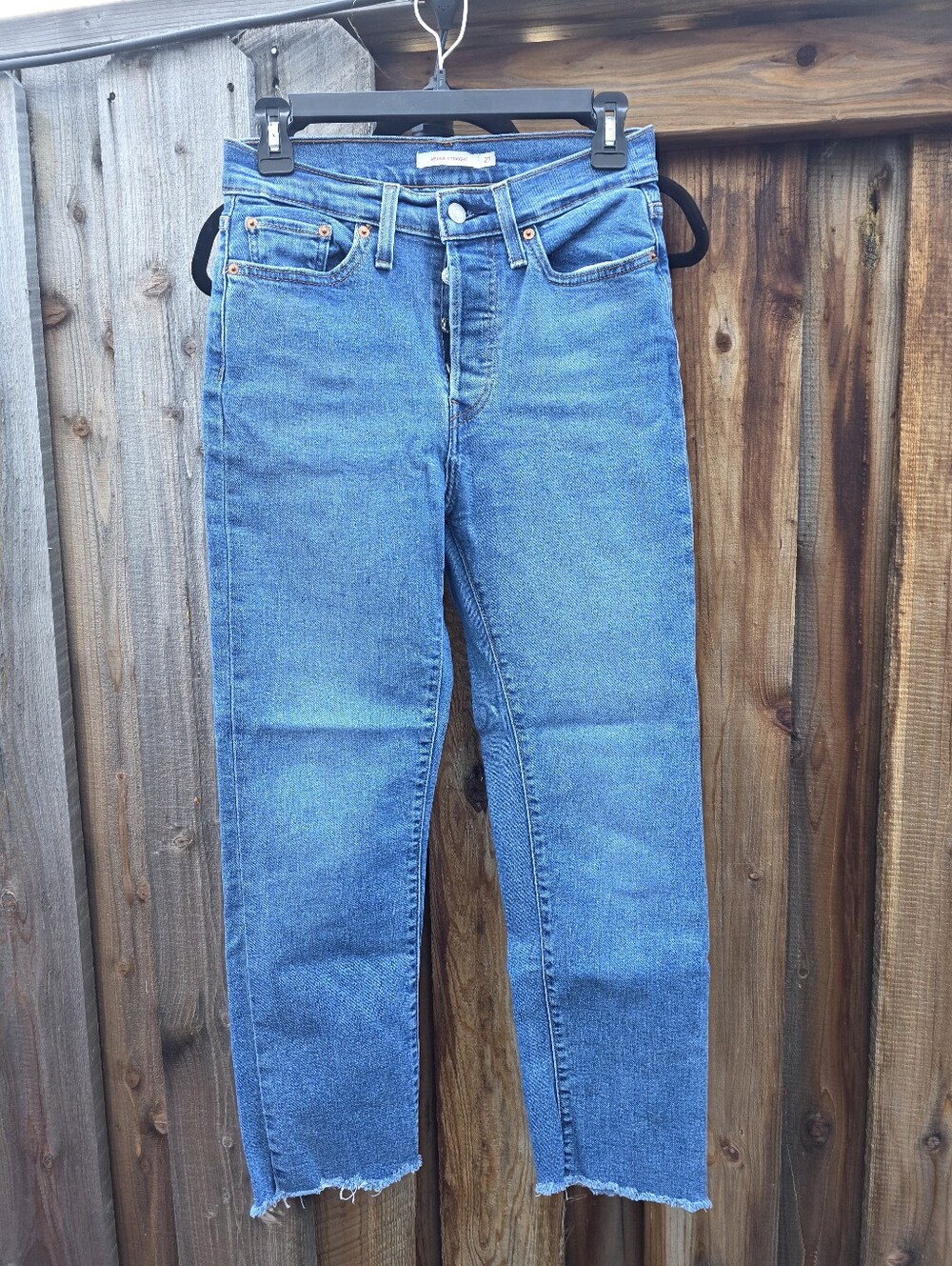 Levis Womens Wedgie Straight With Button Fly